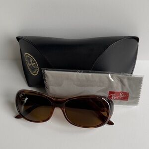 Ray-Ban Women's Tortoise Sunglasses Polarized RB4061